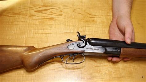This is why any modern double rifle is hammerless and has a single trigger. . Cimarron 1878 coach gun vs stoeger